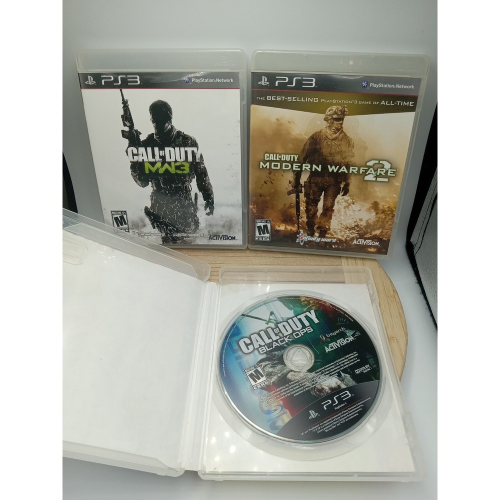 Call Of Duty Modern Warfare Lot: 2 & 3 (PlayStation 3 PS3) & Call Duty Black ops